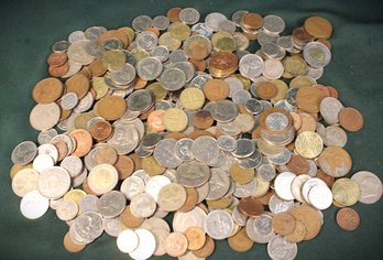 About 3 Pounds Assorted Foreign Coins  (181)