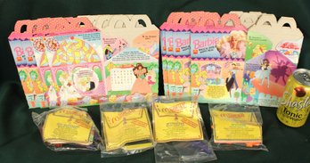 4 McDonald's M Squad Toys & Bag W/9 McDonald's Barbie Boxes    (182)