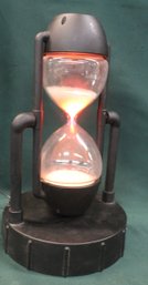 Illuminated Glass Bead Filled Hourglass, Lite Up, 14'H  (184)
