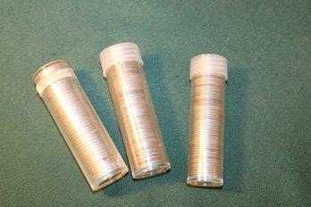 Group Of 58 1943 US Steel Pennies, 44 1939 Nickels, One 1938, One 1940 & One 1953 Nickel