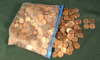 6 Pounds 11.1 Ounce US Pennies (Newer)   (188)