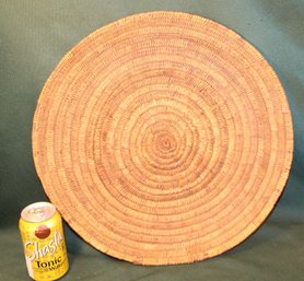 Antique Woven Apache Tray, 17'D  (191)