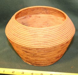 Antique Woven 'Indian School' Basket, 8x5'  (193)