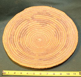 Antique Woven Navajo Basket/bowl, 12'D   (196)