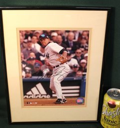 Framed & Matted Alex Rodriquez Autographed  Photo, 11.5x14.5'  (196)