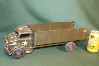 US Army Metal Toy Truck W/ Lumar Tires, 18x6x6'h    (1)