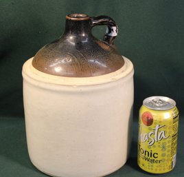 Antique Ceramic  Whiskey Jug, Has Small Chip On Rim, 7x10h   (20)