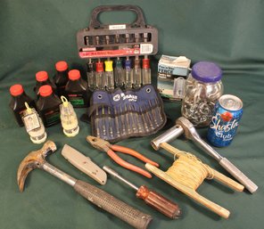 Hand Tools, 2 Cycle Engine Oil, Nut Drivers, Hooks, More  (210)