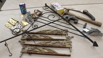 Hardware , Hinges, Brackets, Flag Holders, Rat Trap, Pipe Cuter,  Curtain Rod Holders, More  (211)
