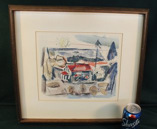 Framed Mixed Media By Margen 26 (?), 19x18'  (217)