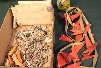 Necklace & Assorted Loose Beads - Claws, Russian Beads & Collector's Notes On Sources   (221)