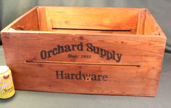 Orchard Supply Wooden Box, 24x16x10'H   (224)