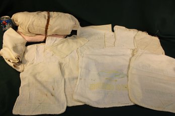 19 Cloth Bags - Sugar, Salt, Rolled Oats, More  (230)