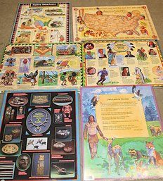 6 Laminated Posters Celebrating Native American Culture, Average Size, 18x20'    (235)
