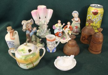 Antique Misc. Lot - Woodenware, Figurines,  More   (235)