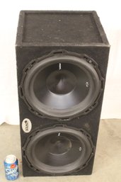 Soundbox Cabinet W/pair Rockford Fosgate Woofer 12'D Speakers    (239)