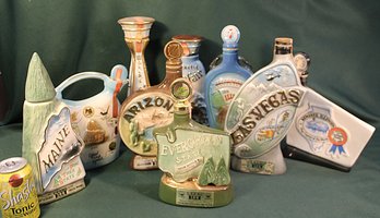 Vintage 9 Jim Beam Whiskey Bottles   (239)