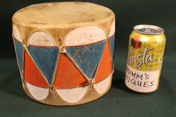 Antique Cochiti Pueblo, New Mexico Drum, 1950s, 7x6'  (240)