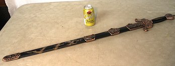 Vintage 39' Long Ceremonial Sword In Sheath  (243)