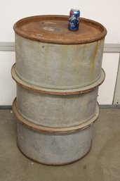 55 Gallon Steel Oil Drumm, Associated Oil Co., Petroleanna 23x36'  (247)