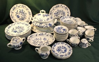 53 Pcs. Vintage 'Blue Danube' China Dinnerware  (249)