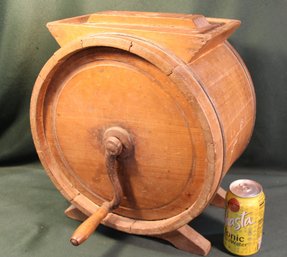 Antique Complete  Wooden Butter Churn, 14x9x14H   (24)