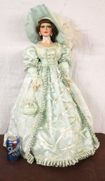 Tall Doll, Signed, Dressed, Glass Eyes, 29'H  (257)