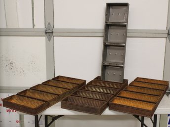 4 Metal Baker's Bread Molds  (259)