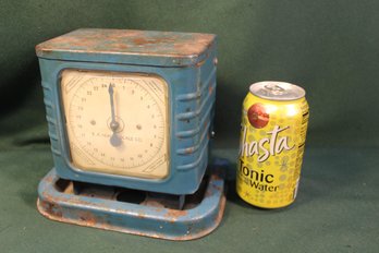 Antique Metal Scale Up To 25 Pounds, R.A. Hunter Scale Co., 7x5x7   (26)