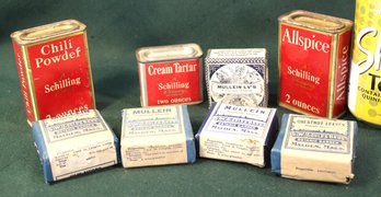 3 Spice Tins & 5 Herb Packets   (26)