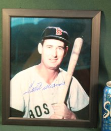 Ted Williams Signed Framed Photo, 8x10', Red Sox, 8x10'  (Unverified)   (27)