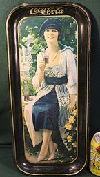 Vintage Coca Cola Tray, 8x19H   (27)
