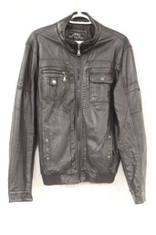 Man's Leather Jacket RNZ - Med, Some Wear Spots  (286)