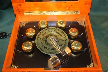 Electric Music Box W/Chimes, 5' Disc, 12x10x4', Working   (295)