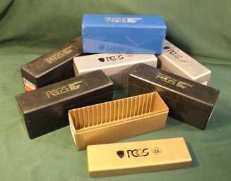 Box Of 7 PCGS @ 20 Coin Holders Each  140 Coin Holders  (296)