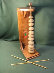 Bell Tree Instrument W/ 2 Sticks, (1 Missing Brass Knob), 6x9x23'H   (296)