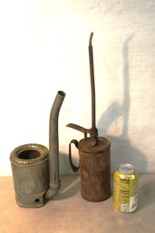 1 Quart 'Swing Spout' & 'Golden Rod' Oil Dispensers, 14 &19' Long    (316)