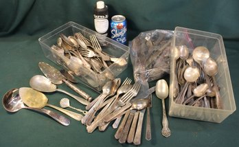 Silver Plate Flatware  (318)