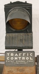 Caution Traffic Control Light, Blinking Or Steady Light, Eagle Signal Corp, Ill.  (321)