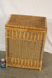 Wicker Lift Top Clothes Hamper, 19x14x24'H  (329)