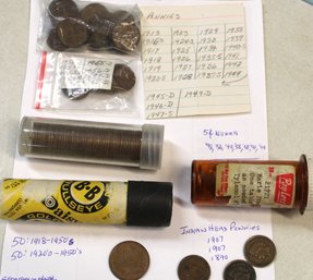 Assorted US Wheat Pennies  (330)
