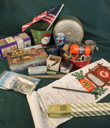 Misc. Lot - Tins, Hardware, More    (335)