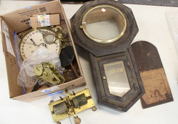 Antique Hanging Clock Parts  (336)