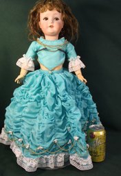 Dressed 1916 Multi Jointed German Walershausen Doll, 21'H   (341)