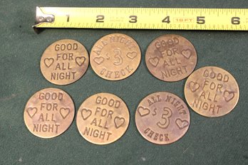7 Bordello Tokens   (345)