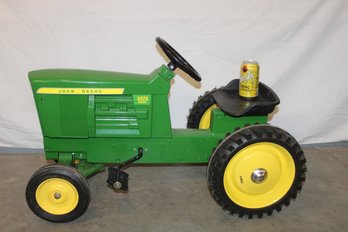 Vintage John Deere Green Diesel Tractor Pedal Car, 35' Long  (346)