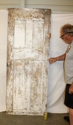 300 Year Old Raised Panel Door W/Mortise And Tenon Joinery, No Hardware, 28.5x73.5'H  (346)