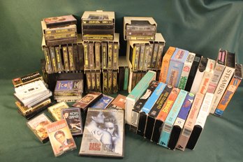 Assorted Cassettes & VHS Movies  (349)