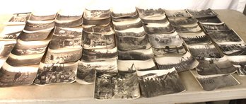 50 B/W Photographs WWI War Time Images From France, 5x8', Annotated In French On Back Sides (351)