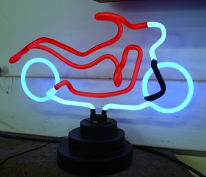 Neon Motorcycle W/3 Colors, 14x12'H  (353)